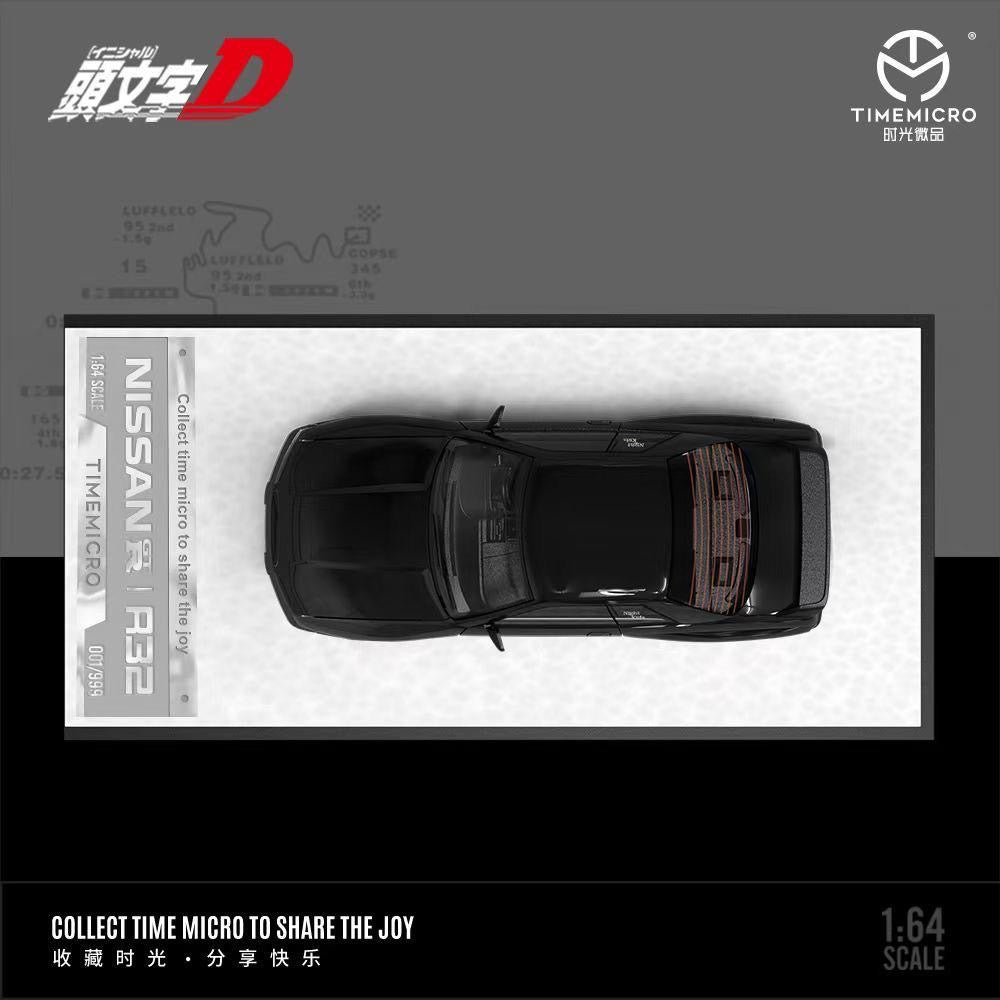 Timemicro Inital D Nissan Skyline R32 GTR Black