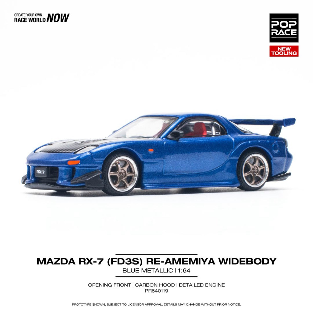 Pop Race Mazda RX7 RE Amemiya Widebody
