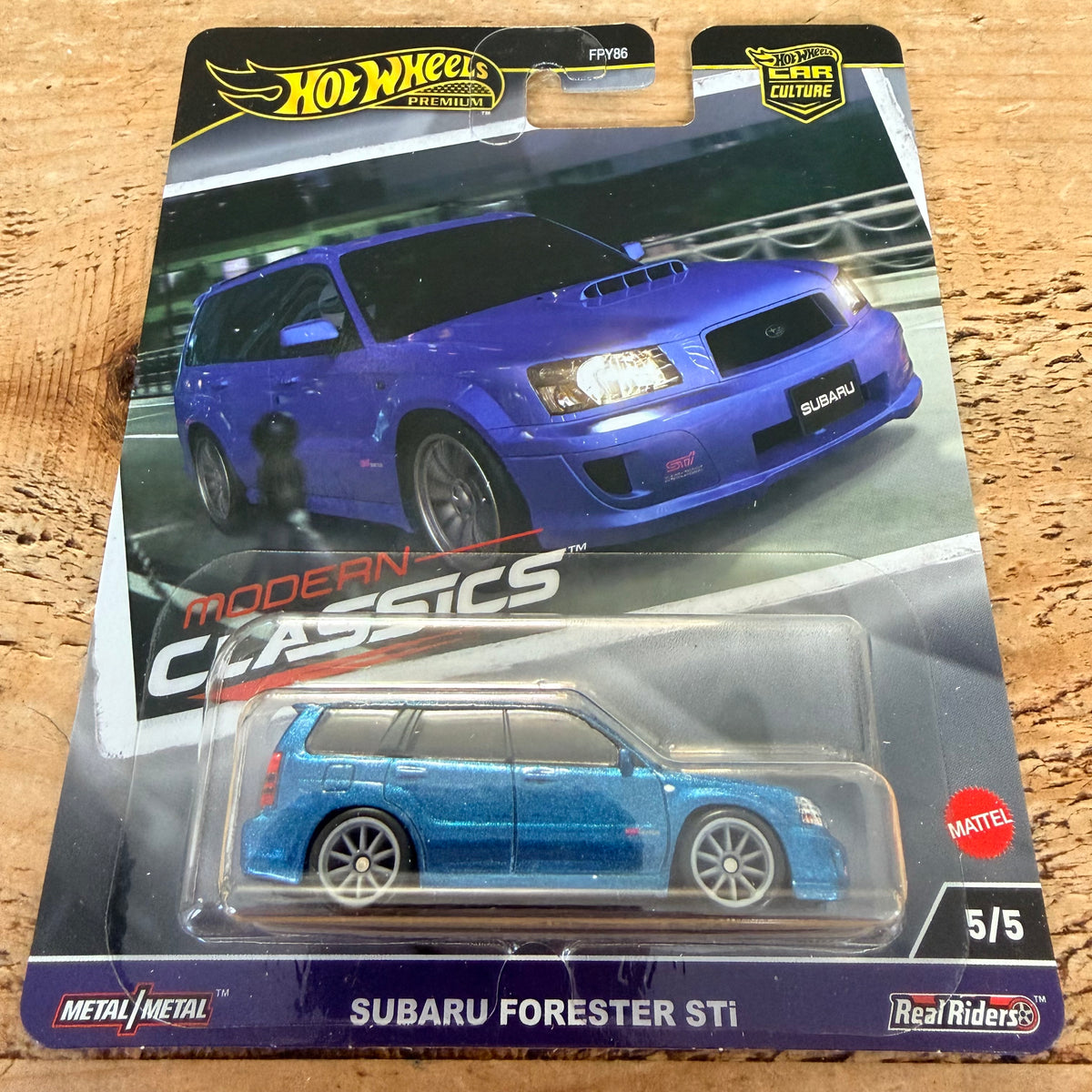 Hot Wheels Premium Modern Classics Subaru Forester STI