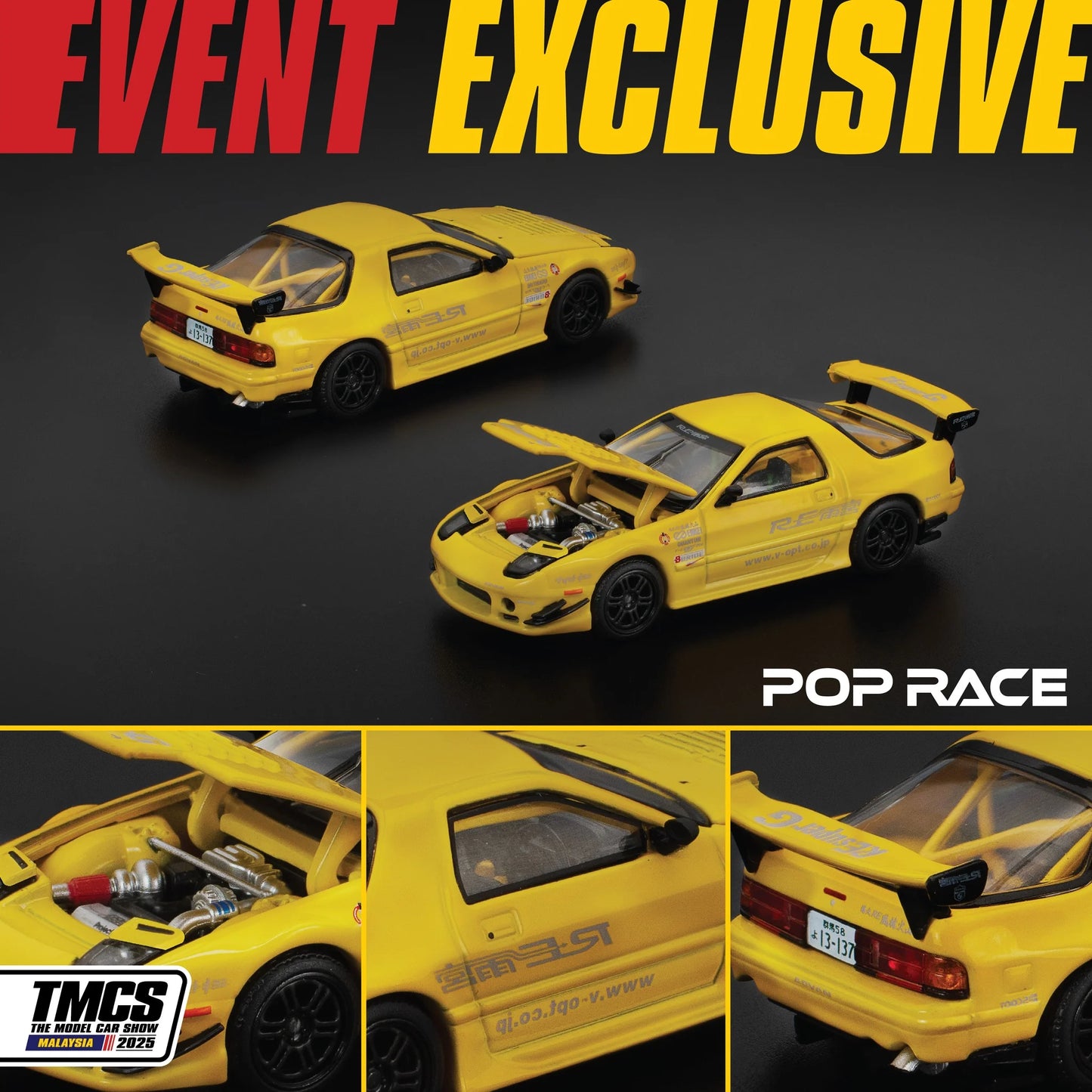 Pop Race Mazda RX7 FC3S RE Amemiya TCMS Exclusive