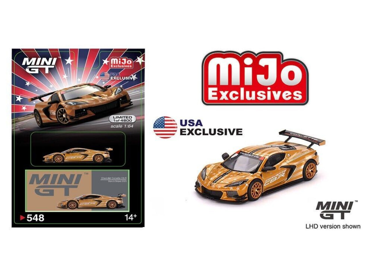Mini GT Chevrolet Corvette C8.R Stars & Stripes 2023 USA Exclusive #548
