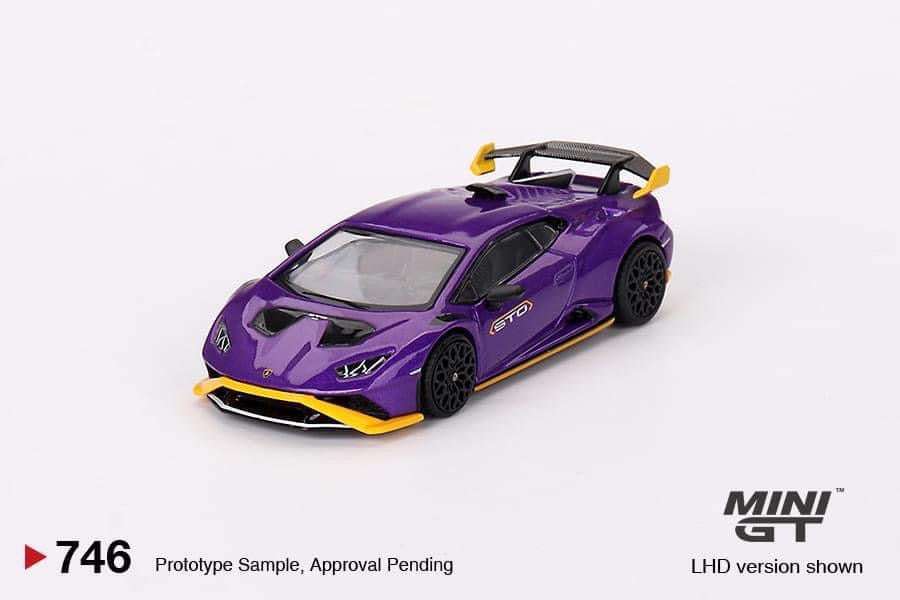 Mini GT Lamborghini Huracan STO Viola Pasifae #746