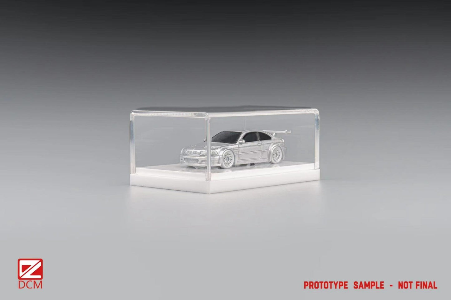 DCM Model BMW M3 E46 GTR Silver 1/87 Scale