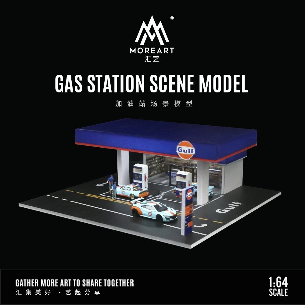 MoreArt Diorama Gulf Petrol Station