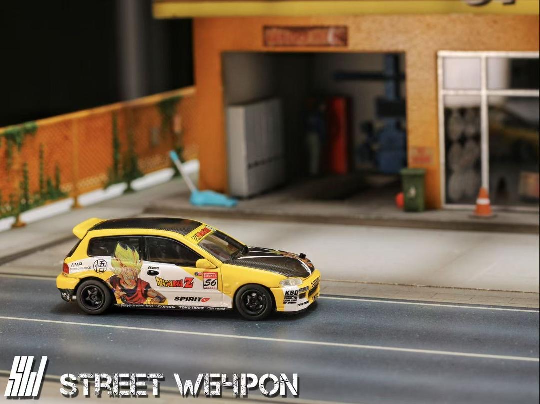 Street Weapon Honda Civic EG6 Dragonball Z