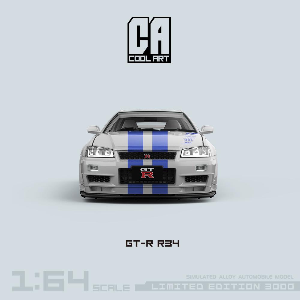 Cool Art Nissan Skyline R34 GTR Fast & Furious