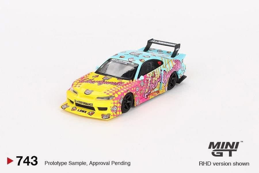 Mini GT Nissan Silvia S15 LB Super Silhouette LBWK KUMA #743