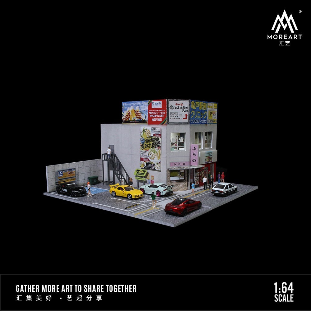 MoreArt Diorama Japanese Commercial Building