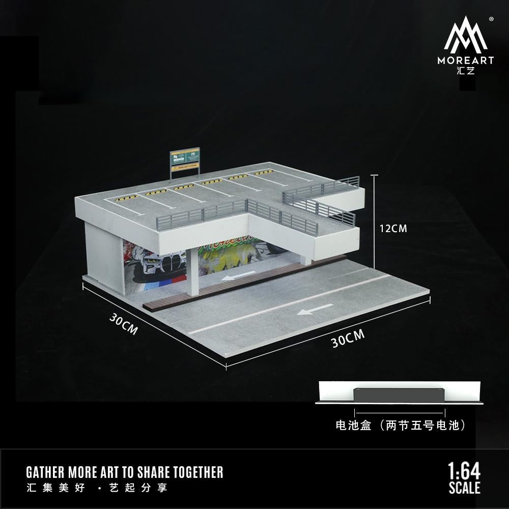 MoreArt Diorama Double Layer Parking Lot
