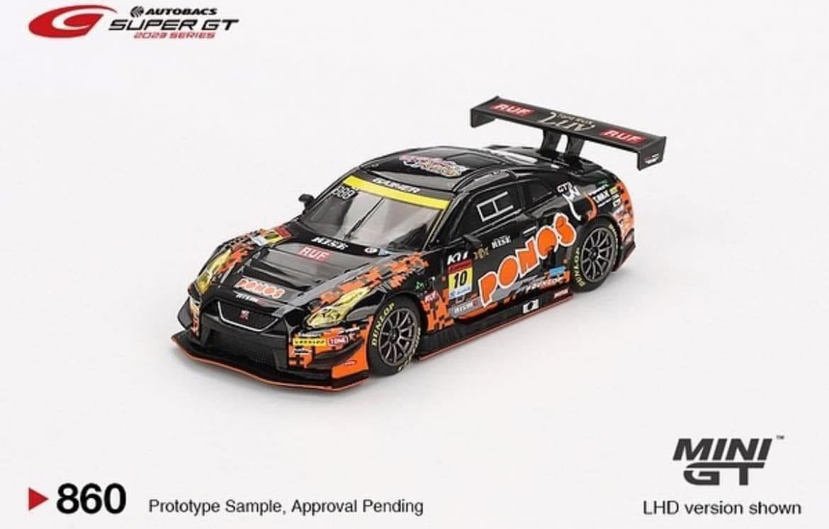 Mini GT Super GT Nissan R35 GTR Nismo GT3 Gainer #860