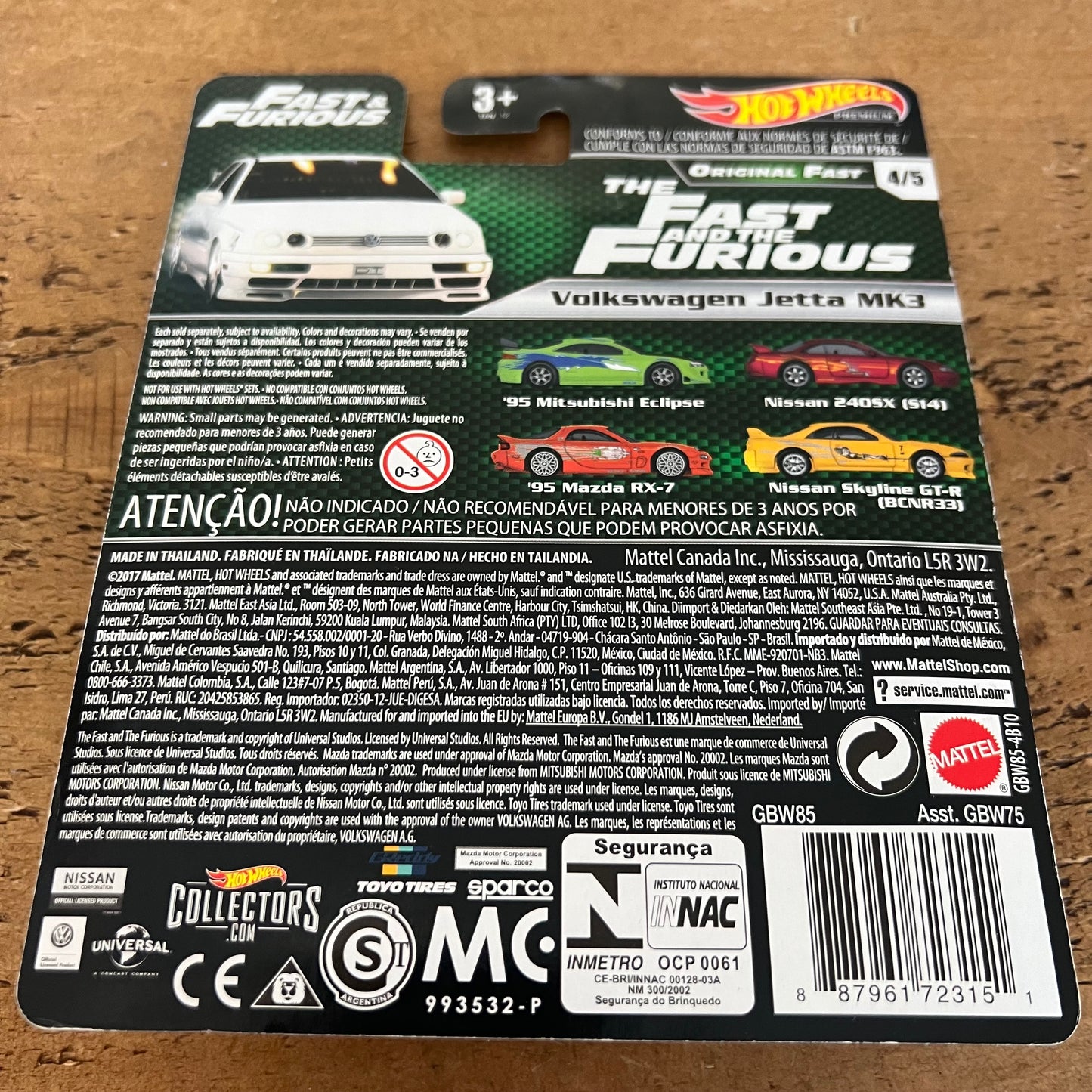 Hot Wheels Premium Fast & Furious Volkswagen Jetta MK3