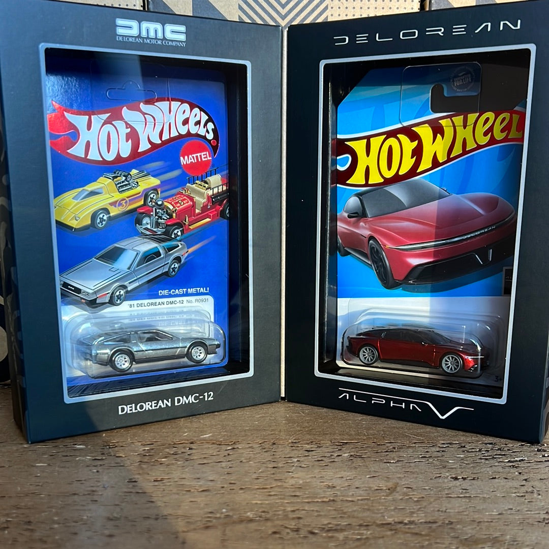 Hot Wheels DMC Delorean Alpha V Box Set