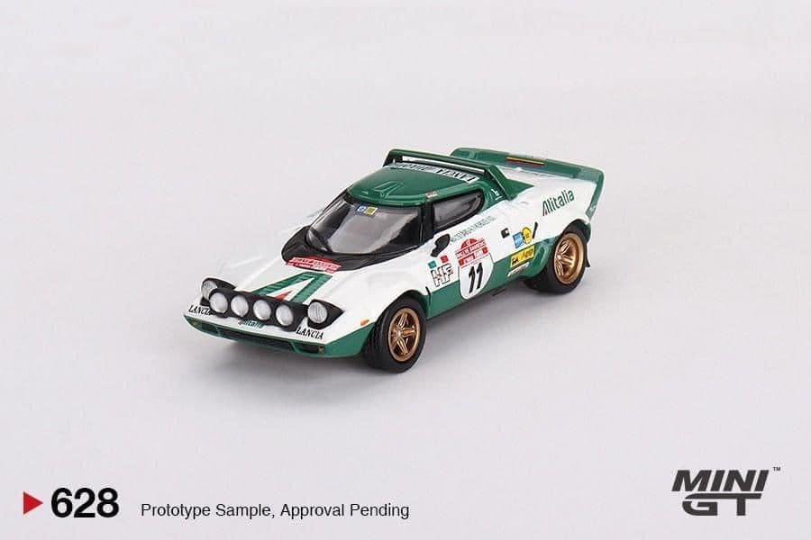 Mini GT Lancia Stratos HF 1975 Rally Sanmero Winner #628