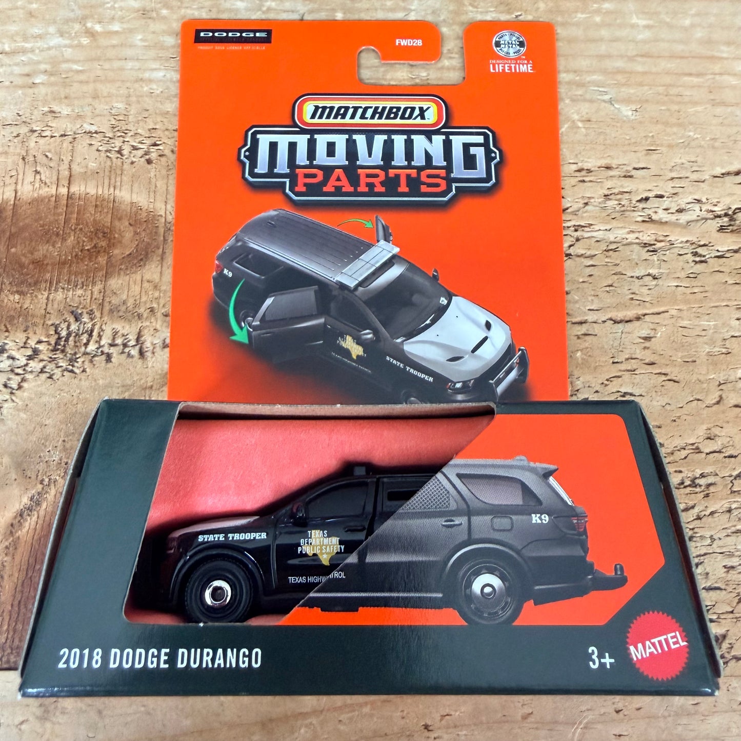 Matchbox Moving Parts 2018 Dodge Durango