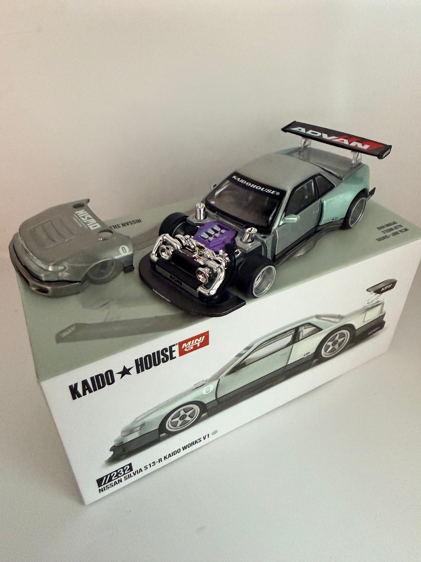 Mini GT x Kaido House Chase Nissan Silvia S13 R #232