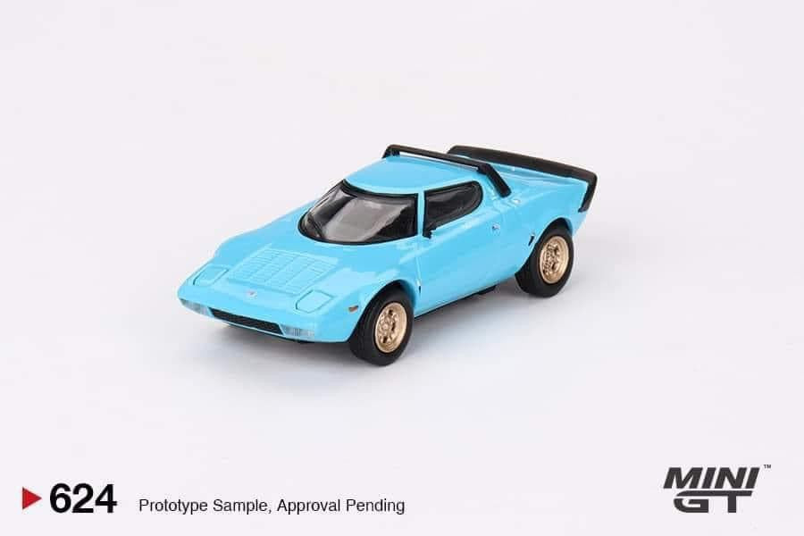 Mini GT Lancia Stratos HF Stradale Azzuro Chiano #624