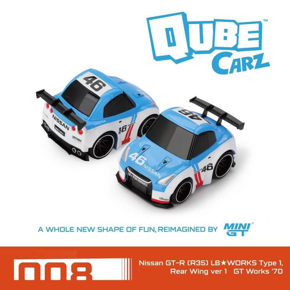 Mini GT Qube Carz Nissan GTR R34 LB Works Type 1 #008