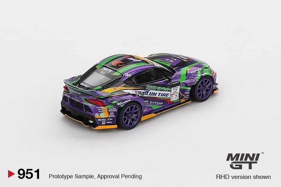 Mini GT Toyota GR Supra KUHL 2021 D1Gp Evangelion Racing #951
