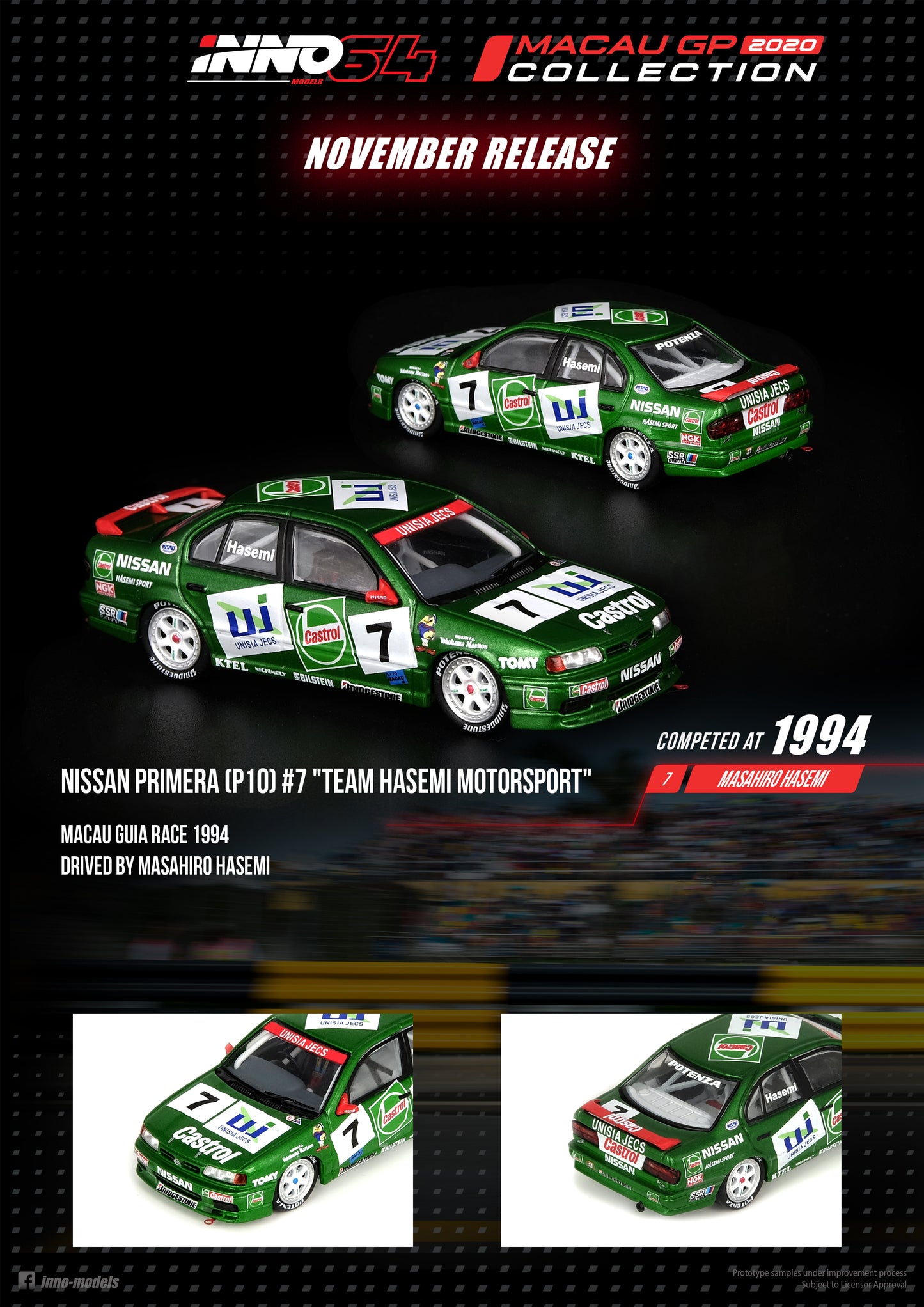 Inno64 Nissan Primera P10 Castrol