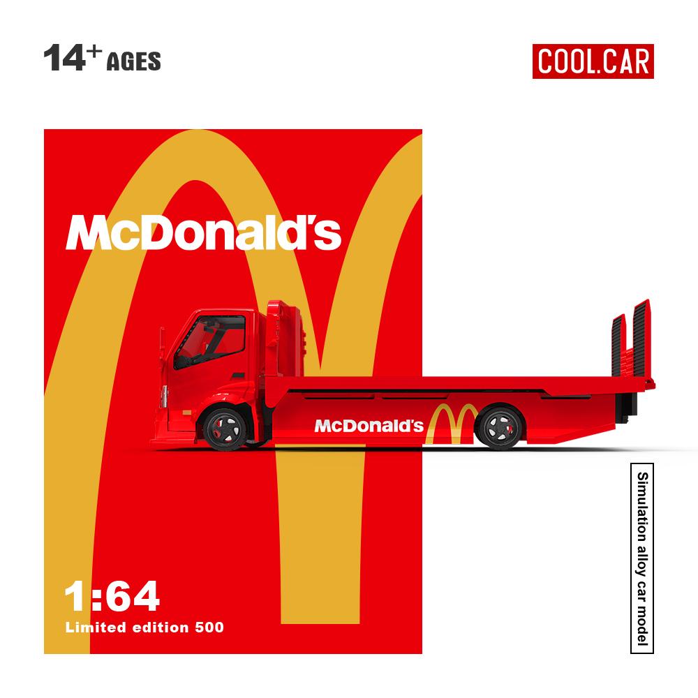 Cool Car McDonald’s H300 Flat Bed Car Transport Trailer