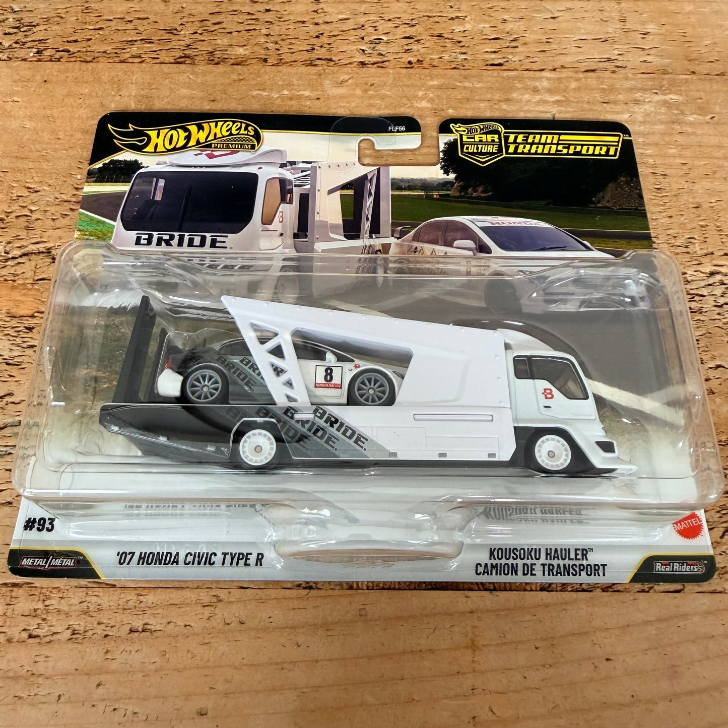Hot Wheels Premium Team Transport ‘07 Honda Civic Type R & Kousoku Hauler #93