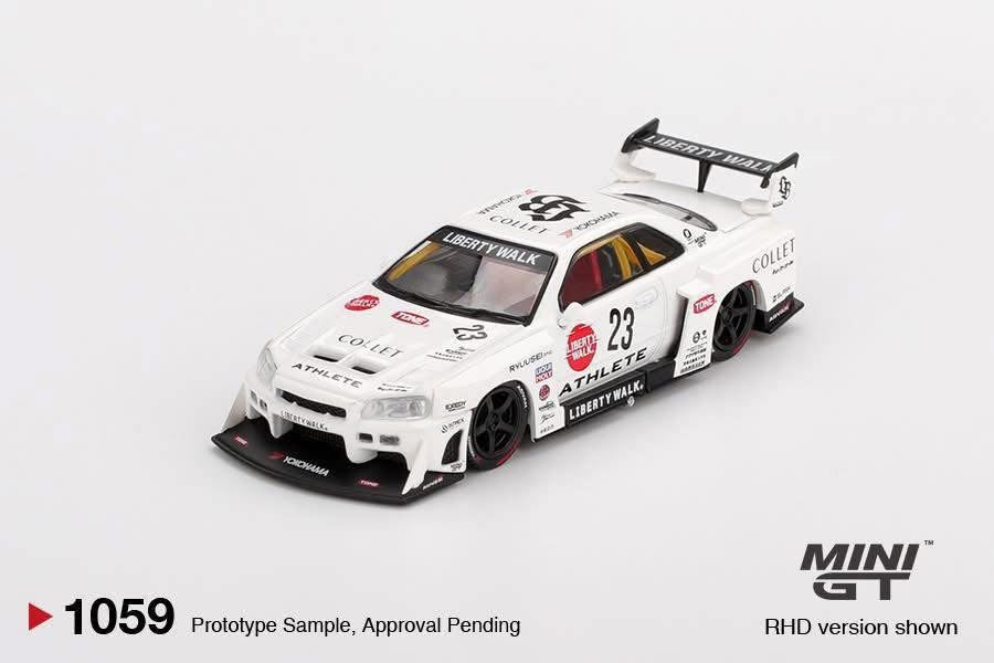 Mini GT Nissan LB ER34 Super Silhouette Athlete Collet #1059