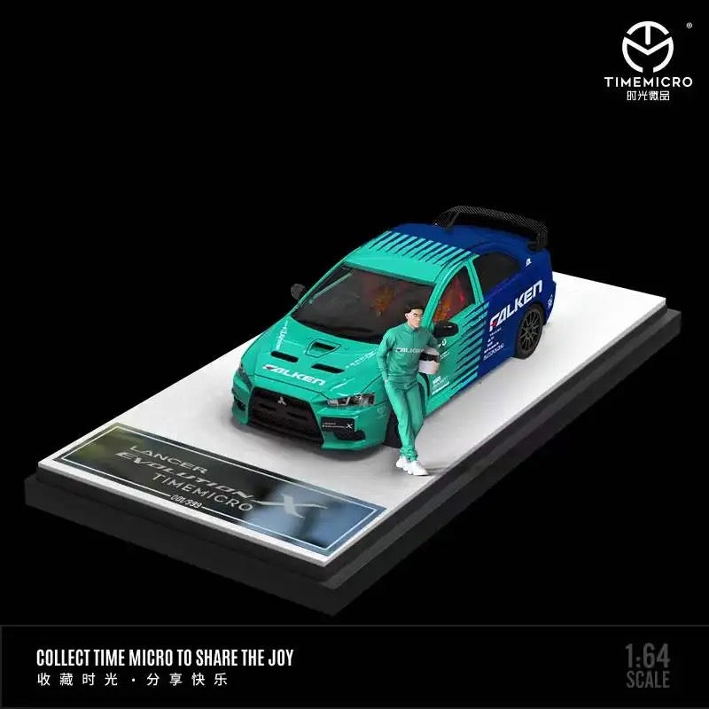Timemicro Mitsubishi Evo Falken With Figure