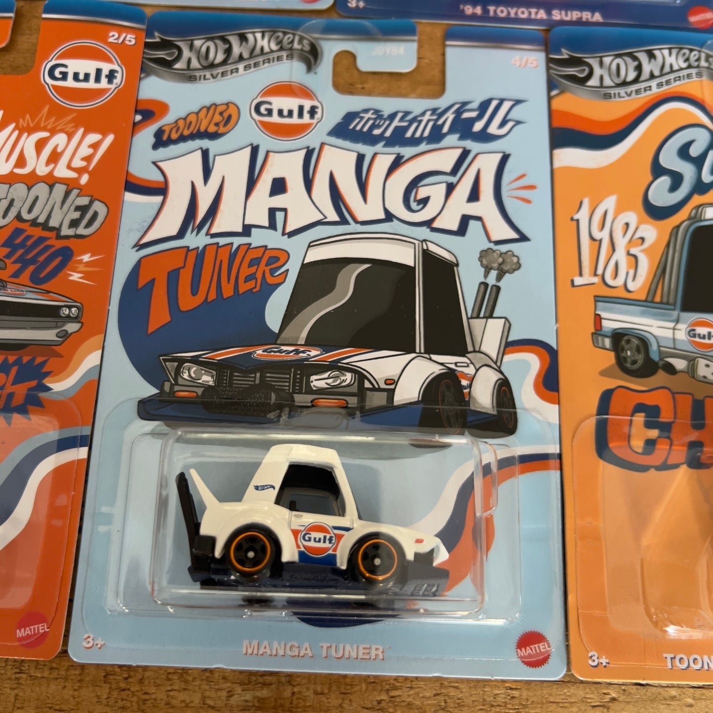 Hot Wheels Gulf Tooned Set Of 5