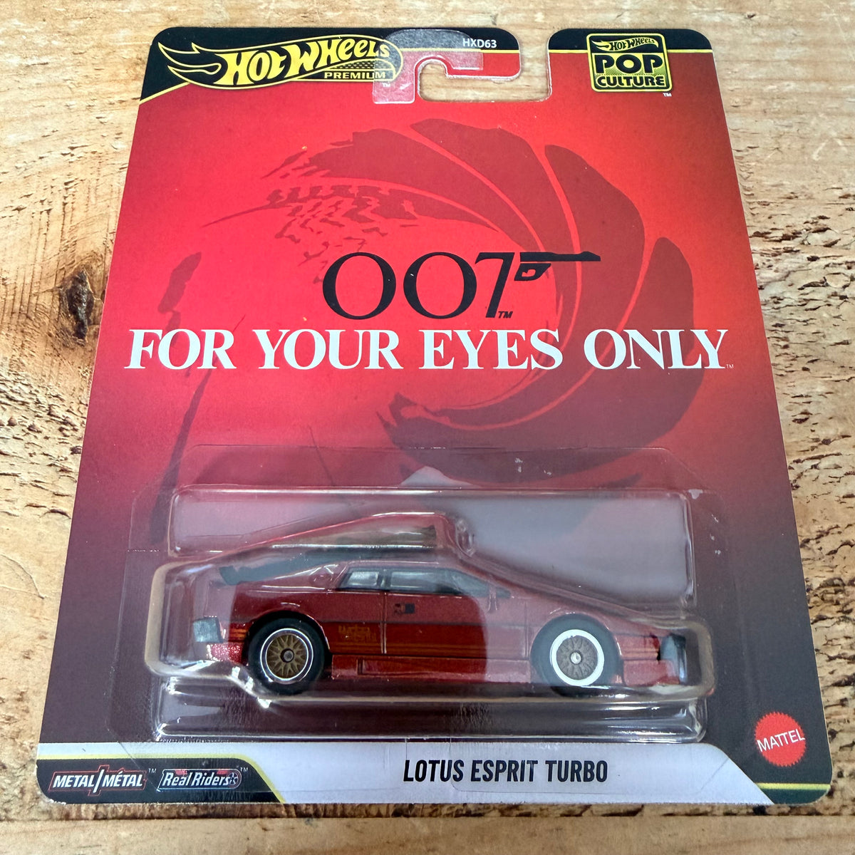 Hot Wheels Premium Pop Culture 007 For Your Eyes Only Lotus Espirit Turbo