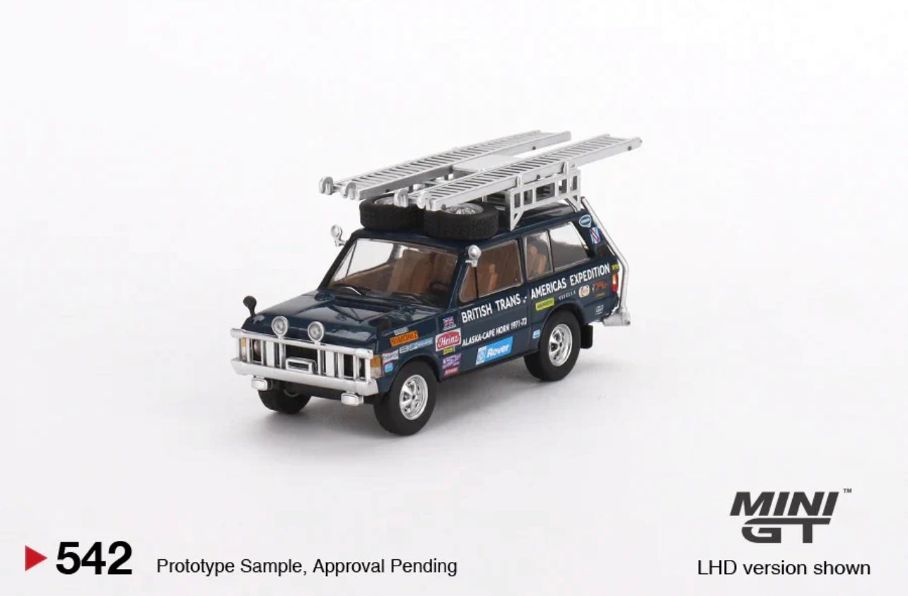 Mini GT Range Rover 1971 British Trans-Americas Expedition #542