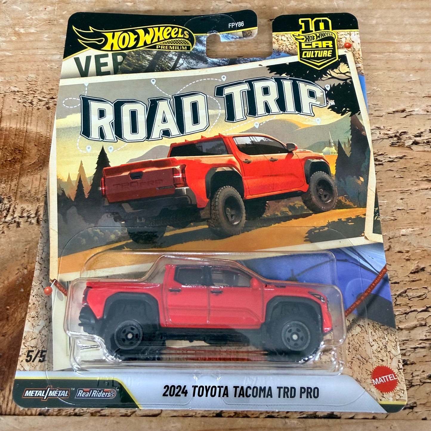 Hot Wheels Premium Road Trip 2024 Toyota Tacoma TRD