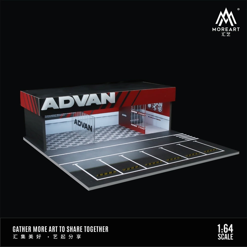 MoreArt Diorama Advan Maintenance Garage