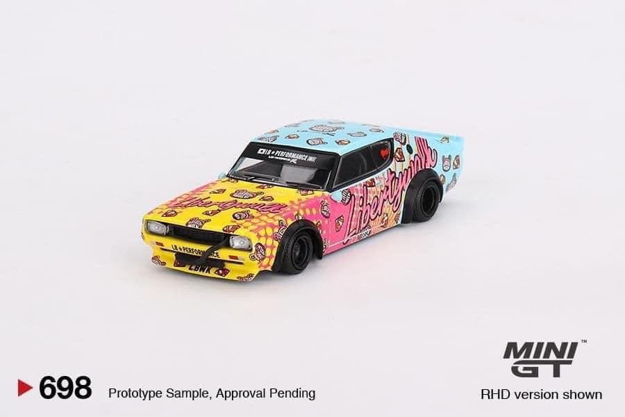 Mini GT Nissan Skyline Kenmeri Liberty Walk LBWK Kuma #698