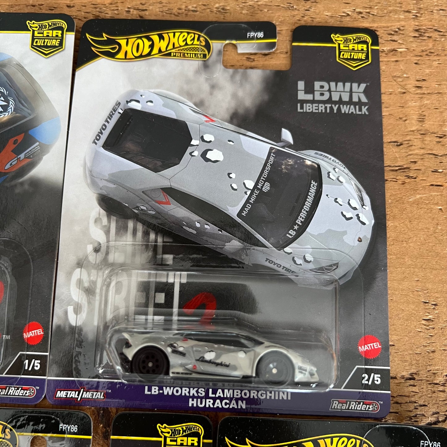 Hot Wheels Premium Slide Street 2 Set Of 5