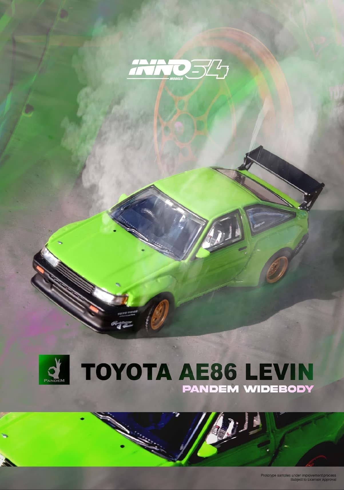 Inno64 Toyota AE86 Levin Pandem Rocket Bunny