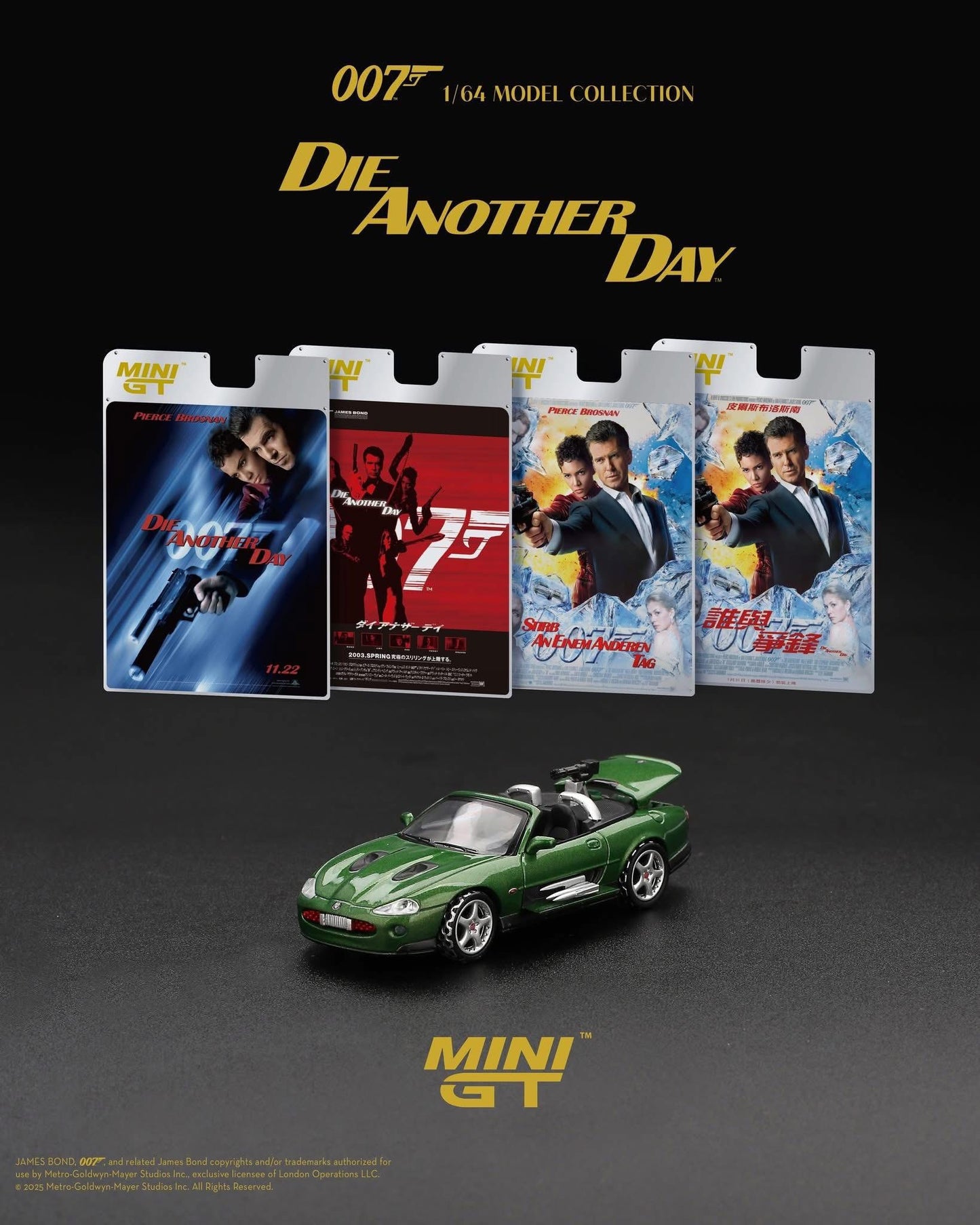 Mini GT James Bond 007 Die Another Day Jaguar XKR #908