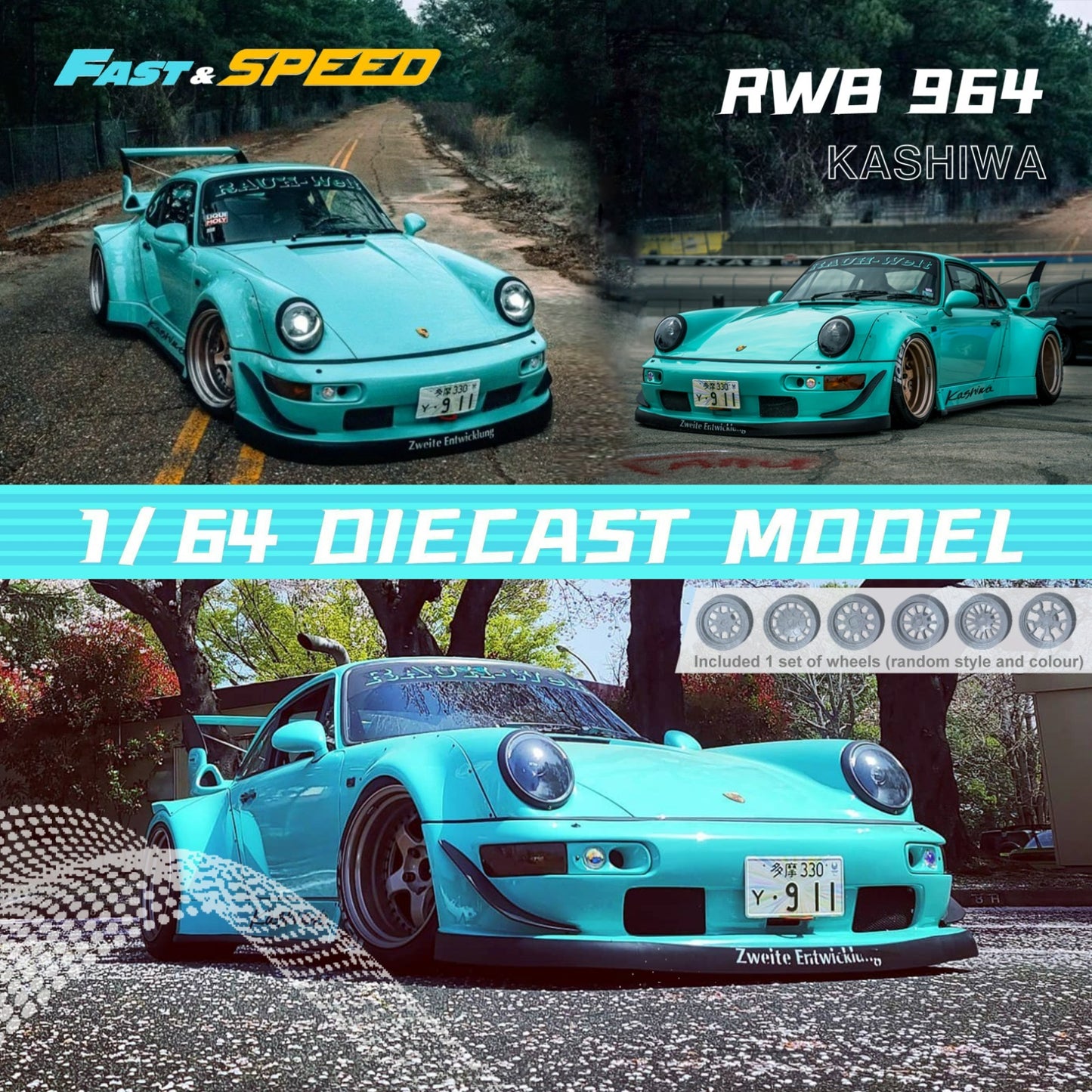 Fast & Speed Porsche 964 RWB Tiffany