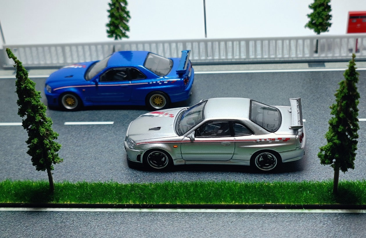 Model Collect Nissan Skyline R34 GTR Silver