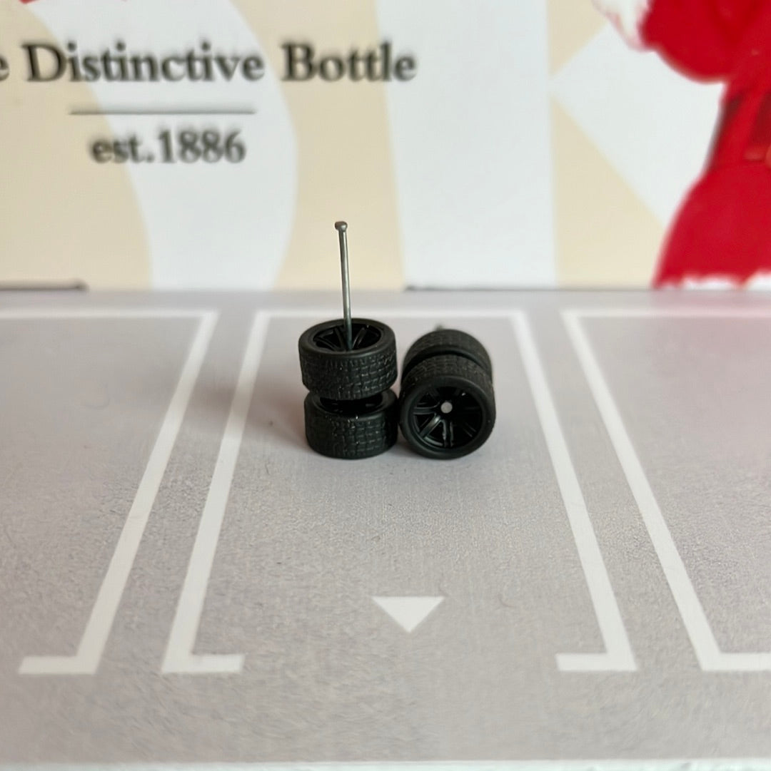 Real Rider Wheels 7 Spoke 10mm Black