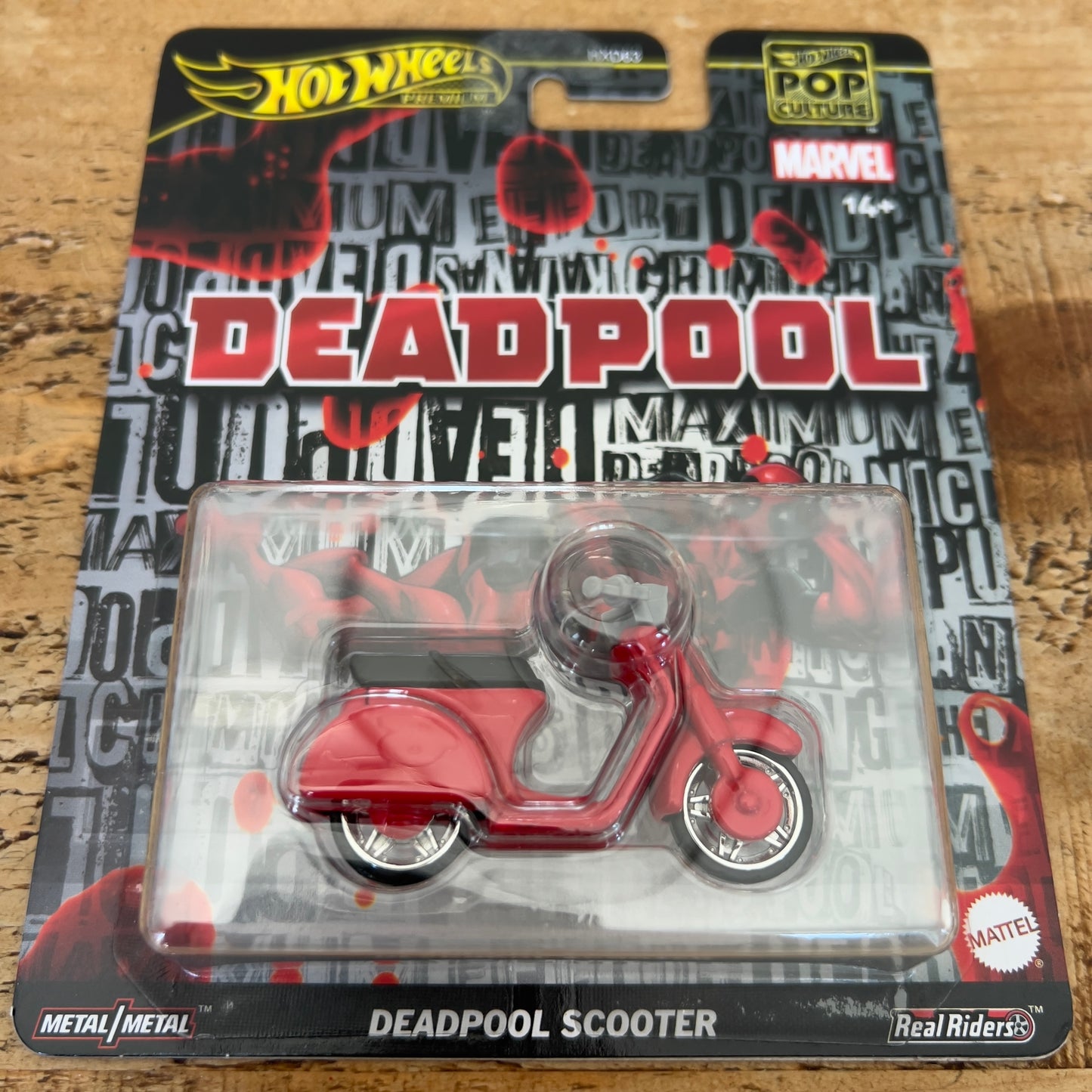 Hot Wheels Premium Deadpool Scooter