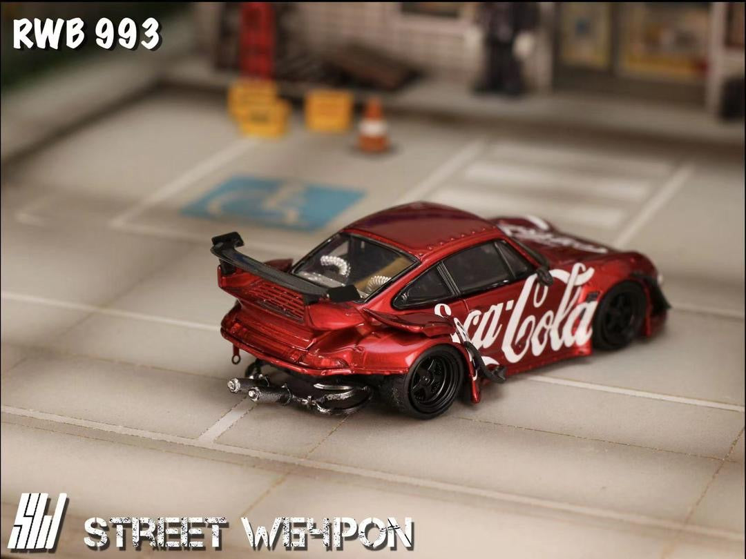 Street Weapon Porsche 993 RWB Coca Cola