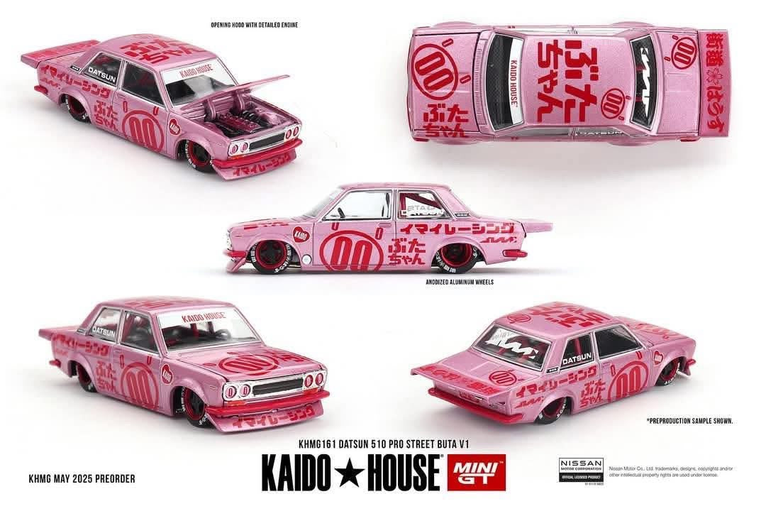 Mini GT x Kaido House Datsun 510 Pro Street Buta V1 #161