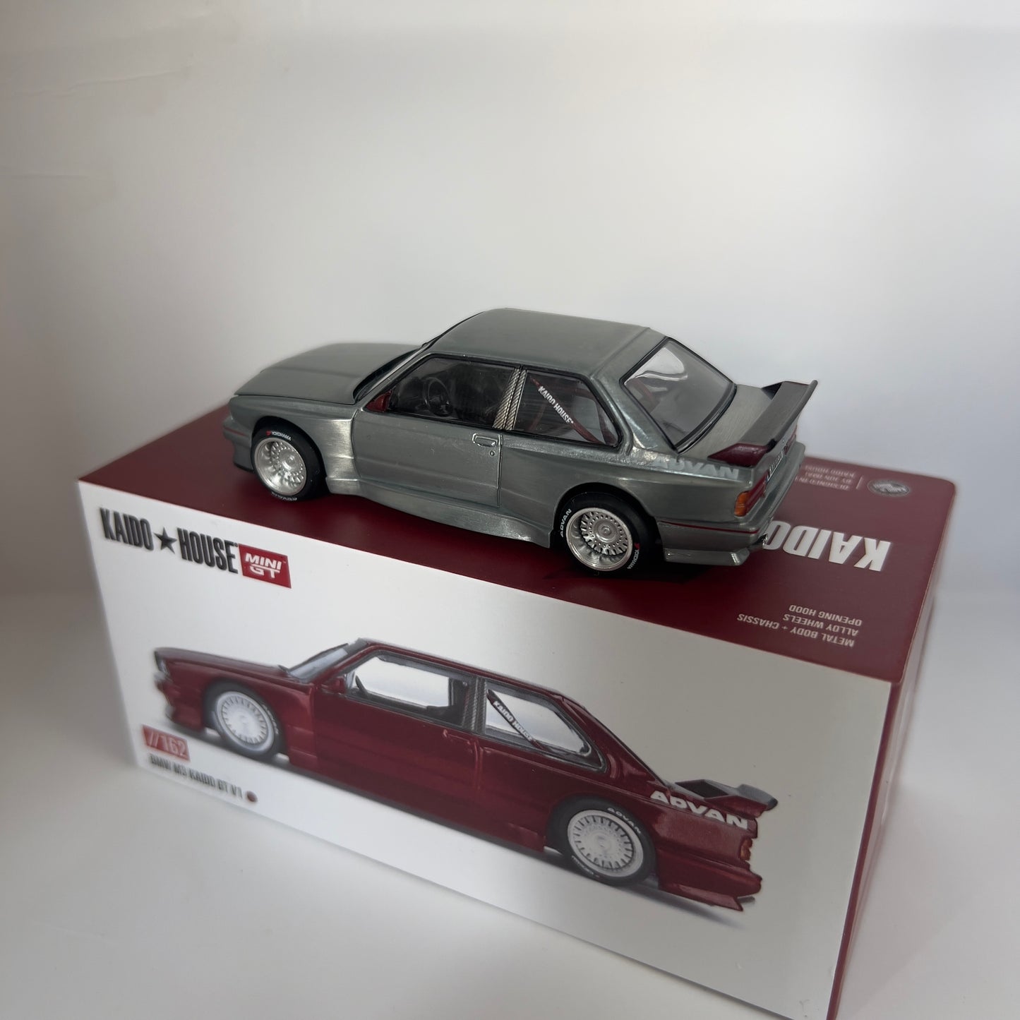 Mini GT x Kaido House BMW M3 E30 GT V1 Chase #162