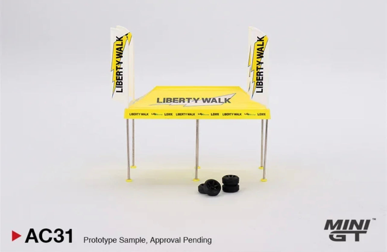 Mini GT Liberty Walk Racing Paddock Service Tent Set #AC31