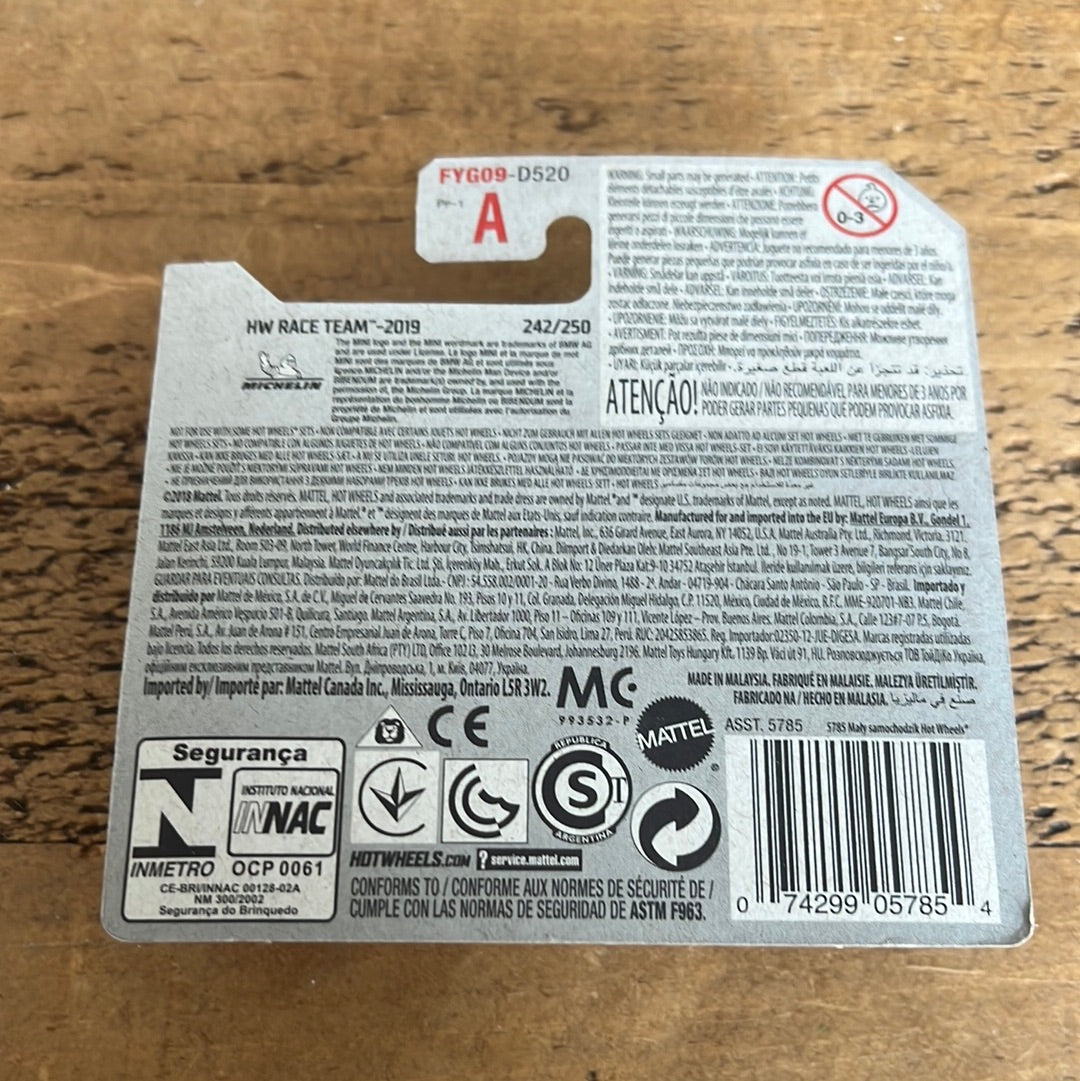 Hot Wheels Super Treasure Hunt Short Card Mini Cooper