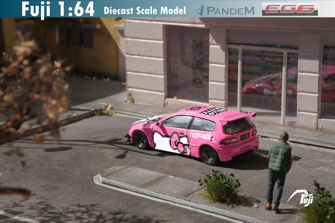 Fuji Model Honda Civic EG Hello Kitty Rocket Bunny