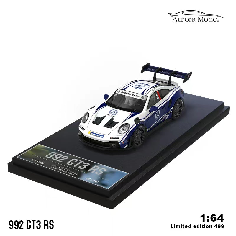 Aurora Model Porsche 992 GT3 RS White