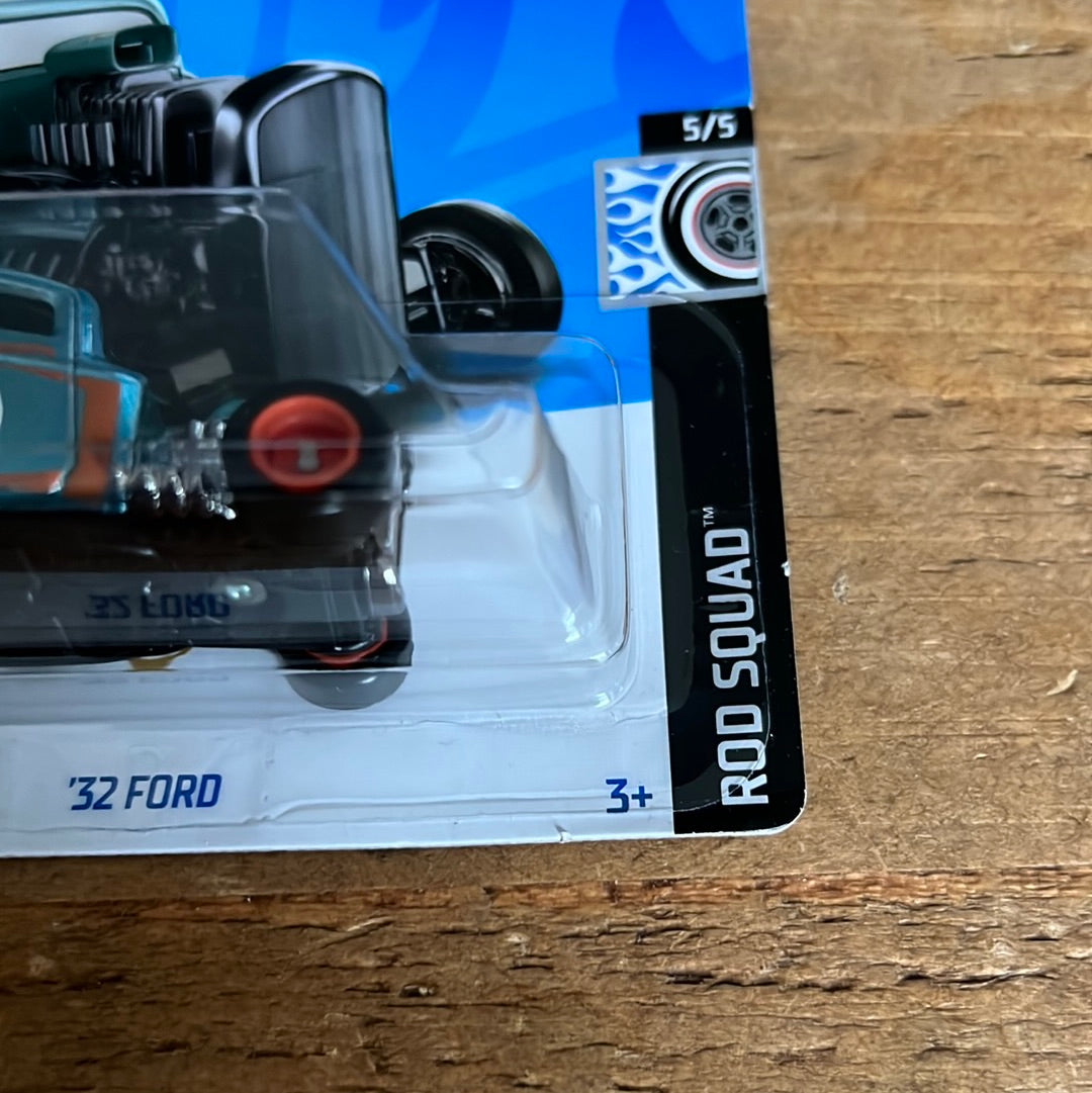 Hot Wheels Super Treasure Hunt 32 Ford Gulf Short Card