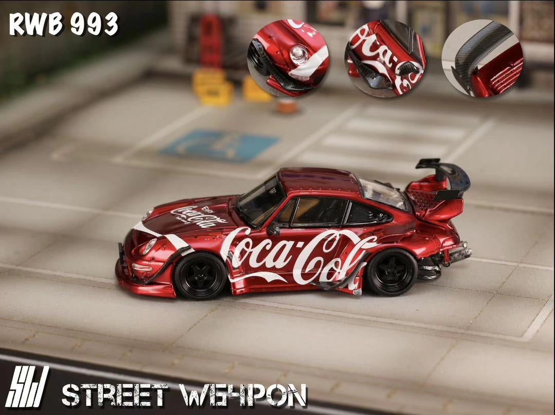 Street Weapon Porsche 993 RWB Coca Cola