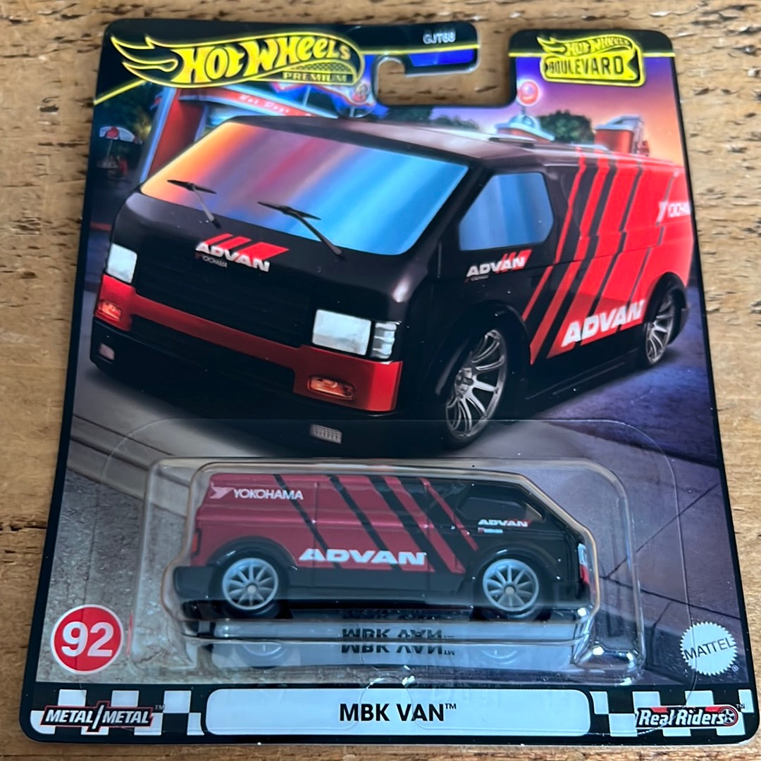 Hot Wheels Premium Boulevard MBK Van Advan